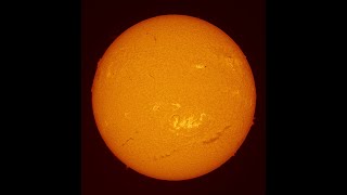 Sun Halfa Chromosphere 040624  Lunt LS40THa  SkyWatcher AZGTI  ZWO ASI178MM [upl. by Hegyera]