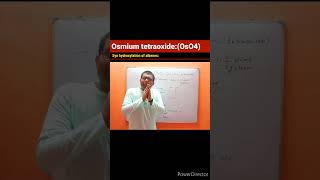 Osmium tetraoxide OsO4 reagentSyn hydroxylation of alkene Oxidation reactionAlkene to 12 diol [upl. by Nisen435]