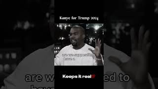 Kanye West speaks on Trump kanye trump election 2024 [upl. by Durkee]