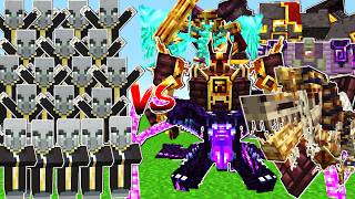 200 EVOKER VS LENDERS CATACLYSM  MINECRAFT [upl. by Ardnekal]