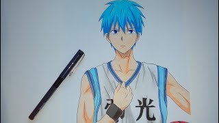 Drawing Kuroko Tetsuya Teiko 黒子 テツヤ [upl. by Anna-Diana]