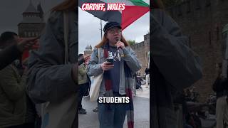 🇵🇸Cardiff students with🇵🇸☮️From Cardiff to Columbia students rise up🪧🇵🇸☮️cardiff [upl. by Eendys]