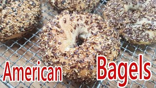 🥯American Bagels 💕New York Style  zuhause ganz einfach selber machen  Rezept mit Anleitung [upl. by Enihpets]