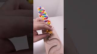 marble Run Race ASMR 154 Wooden Wave Course Colorful Marbles marblerun marblerunrace asmr [upl. by Nniroc]