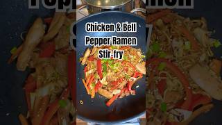 Chicken amp Bell Pepper Ramen Stirfry [upl. by Gnuhp]