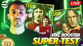 eFootball2025  ANCORA TEST TOTTI amp CRUYFF  LIVE🔴 [upl. by Ikairik]