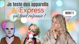 JE TESTE DES APPAREILS DE BEAUTE QUI FONT RAJEUNIR I BLACK FRIDAY ALIEXPRESS [upl. by Chemesh520]