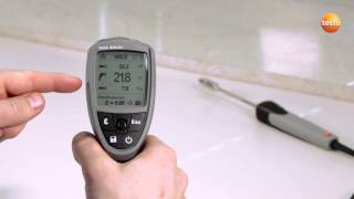 testo 835H1 Displayed measurement values 56  Be sure Testo [upl. by Valdemar]