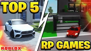 Top 5 Roleplay Games On Roblox 2022 [upl. by Gerrilee]