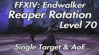 FFXIV Reaper Rotation Lvl 70 [upl. by Nutsud849]