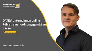 DATEV Unternehmen online  Führen einer ordnungsgemäßen Kasse [upl. by Spancake]