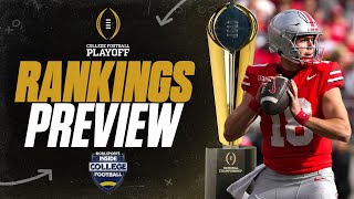 College Football Playoff Rankings PREVIEW Week 12  Inside College Football [upl. by Valerye131]