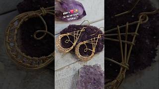 DIY Art Deco Earrings jewelrymaking diycrafts diyjewelry diycraft jewelrydesign crystaljewelry [upl. by Leatrice]