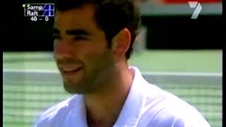 Kooyong Classic 2001 1R EXH Rafter vs Sampras [upl. by Aneg]