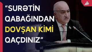 Siz kimsiniz özünüzü Heydər Əliyevin oğlu ilə müqayisə edəsiniz  Tahir Kərimli [upl. by Germana]