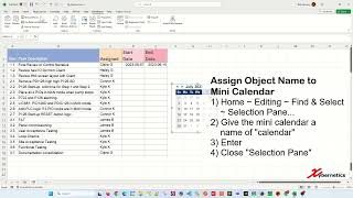 How do I make my Excel calendar pop up  Excel Tips and Tricks [upl. by Dekow52]