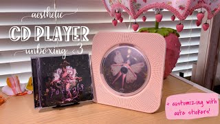 Greadio CD Player Unboxing amp Customization 💿✨ [upl. by Ahsaelat]