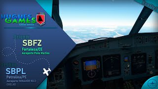 Flight Simulator 2020  IVAO  Neofly4 🛩 PetrolinaPE  FortalezaCE  AT72600 [upl. by Joselyn]