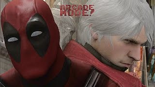 DEADPOOL vs DANTE  ARCADE MODE EPISODE 2 [upl. by Nnylacissej422]