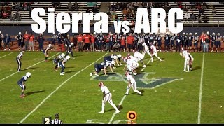 Sierra vs American River JUCO football 2017 [upl. by Llehsad]