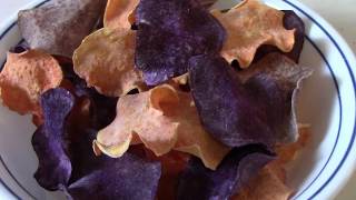 How To Make Sweet Potato Chips In A Dehydrator [upl. by Ignatzia]