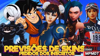 PREVISÕES FORTNITE  PREVISÕES LOJA FORTNITE  PREVISÕES SKINS FORTNITE RETORNO SKINS LOJA FORTNITE [upl. by Oirevas]