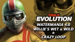 Trials Evolution Watermania 40  Willies Wet amp Wild  Crazy Loop [upl. by Anyek955]