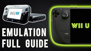 Steam Deck EmuDeck Wii U Emulation Guide  CEMU Emulator [upl. by Brown]