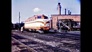 1960s Scandinavian Steam amp Diesel Railways 8mm Original Kodachrome Film [upl. by Pepin]