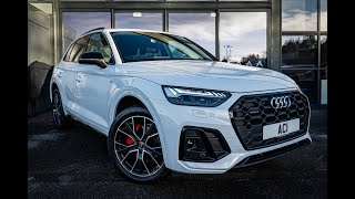 2022 72 AUDI Q5 EDITION 1 GLACIER WHITE 40 TDI QUATTRO SLINE S TRONIC [upl. by Ainoz835]