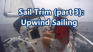 Sail Trim part 3 Upwind sailing [upl. by Ahsemo]