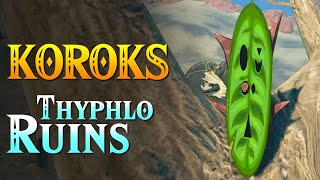 Zelda Tears of the Kingdom  All Korok Seeds Thyphlo Ruins Tower Locations 867  893 [upl. by Ailla]