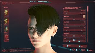 Lisbeth Salander The Girl with the Dragon Tattoo Cyberpunk 2077 character creation [upl. by Petey252]