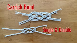 Make an Easy Carrick Bend Knot Curtain Tie Back [upl. by Marder]