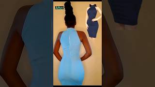 Halter neck dress tutorial loadingdiy sewing sewingtutorial halter turtleneck how shorts [upl. by Thordis]