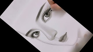 How to Draw Hyper Realistic Eyes  Step by Step [upl. by Eeluj]