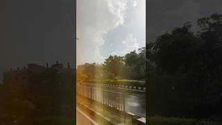 Sun  Rain 🌧️   yaminii homecoming srikakulam hyderabad dasara viralvideo [upl. by Aleta]