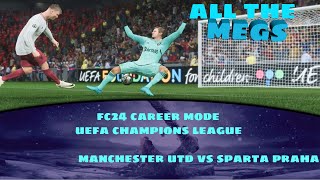 MANCHESTER UTD VS SPARTA PRAHA FC24 MANAGER MODE Man utd clinch qualification with nutmegs [upl. by Arihk]