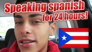 I Spoke Spanish For 24 hours they didnt understand [upl. by Batholomew]