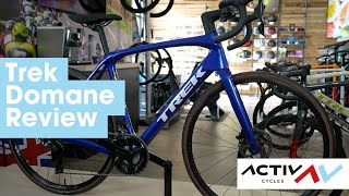 Trek Domane SL 6 Road Bike Review [upl. by Rhu]