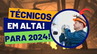 5 CURSOS TÉCNICOS em ALTA para 2024 que empregam BASTANTE [upl. by Arza]