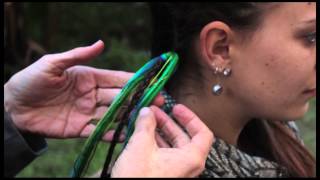 How to make a hair wrap EASY TUTORIAL [upl. by Norling921]