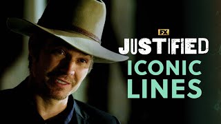 Iconic Justified Lines We Just Can’t Forget  FX [upl. by Roxine]