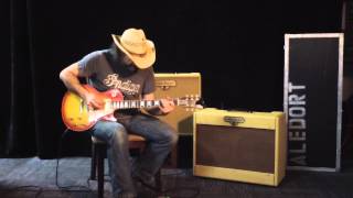 Andy Aledort playing the Louis Electric Twinmaster Amplifier [upl. by Hiasi159]