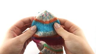 How to Knit Socks 8 Kitchener Stitch [upl. by Nagey]