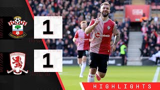 HIGHLIGHTS Southampton 11 Middlesbrough  Championship [upl. by Alexandra655]