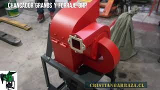 Molino Chancador de Granos y Forraje con ciclon 3hp CB [upl. by Cathryn]