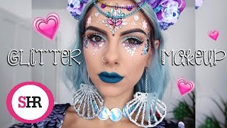 Glitter Makeup Tutorial  Sophie Hannah Richardson [upl. by Eirojam]