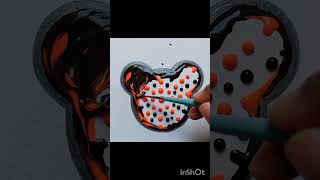 Stained Halloween art 🎃🤩✨ shorts halloween colormixing [upl. by Adnoel]