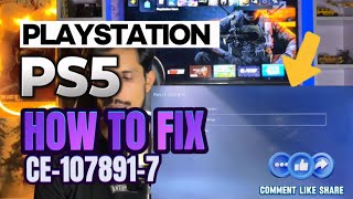 How To Fix PS5 CE1078916 PlayStation 5 Cant Load Applications [upl. by Grane]